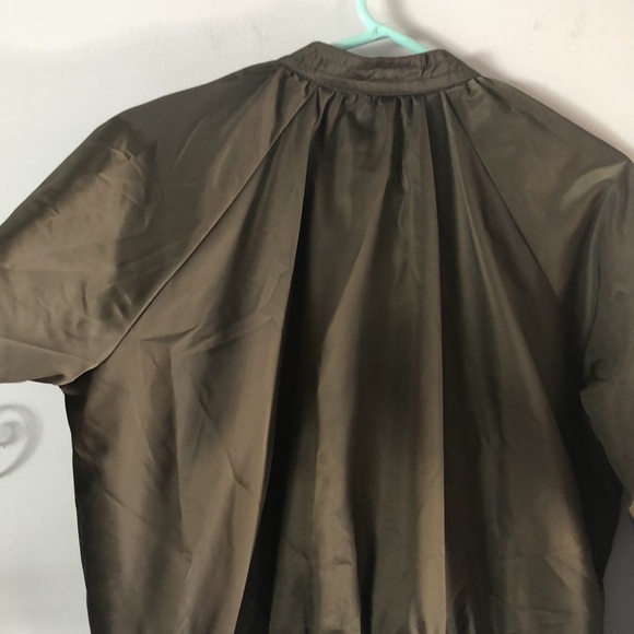 Free People Bomber Flight Jacket Olive Green Pockets Lightweight Size XS Coat - Picture 5 of 16